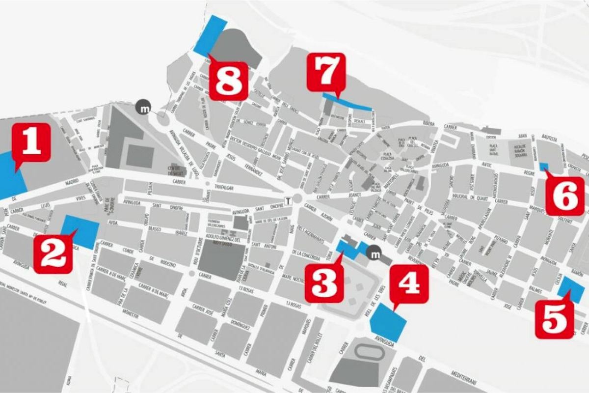 El Ayuntamiento de Quart Quart de Poblet, con 1500 plazas ​de aparcamiento gratuitas, amplía la oferta con Balcón del Turia